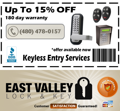 Keyless Entry Coupon - East Valley Lock & Key